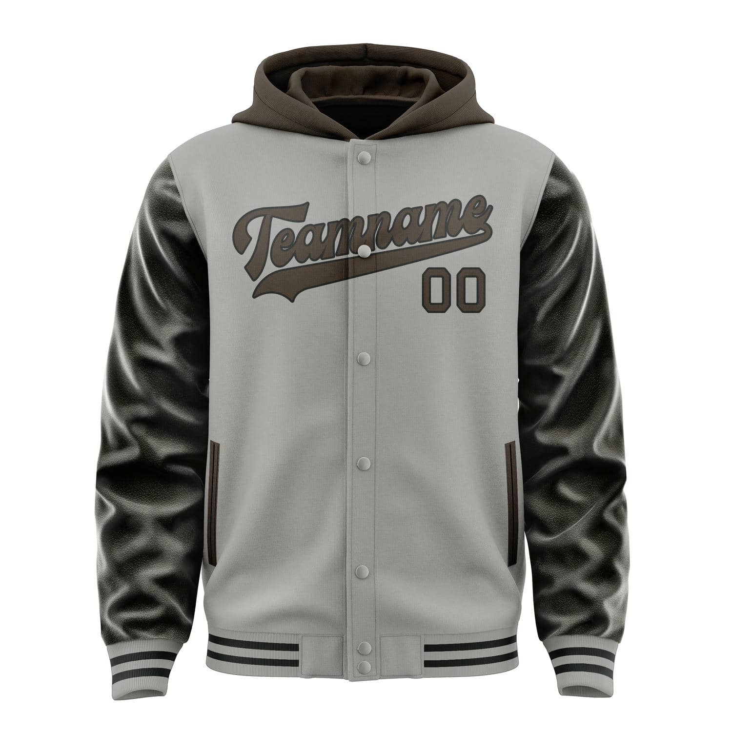 Custom Gray Brown Jacket