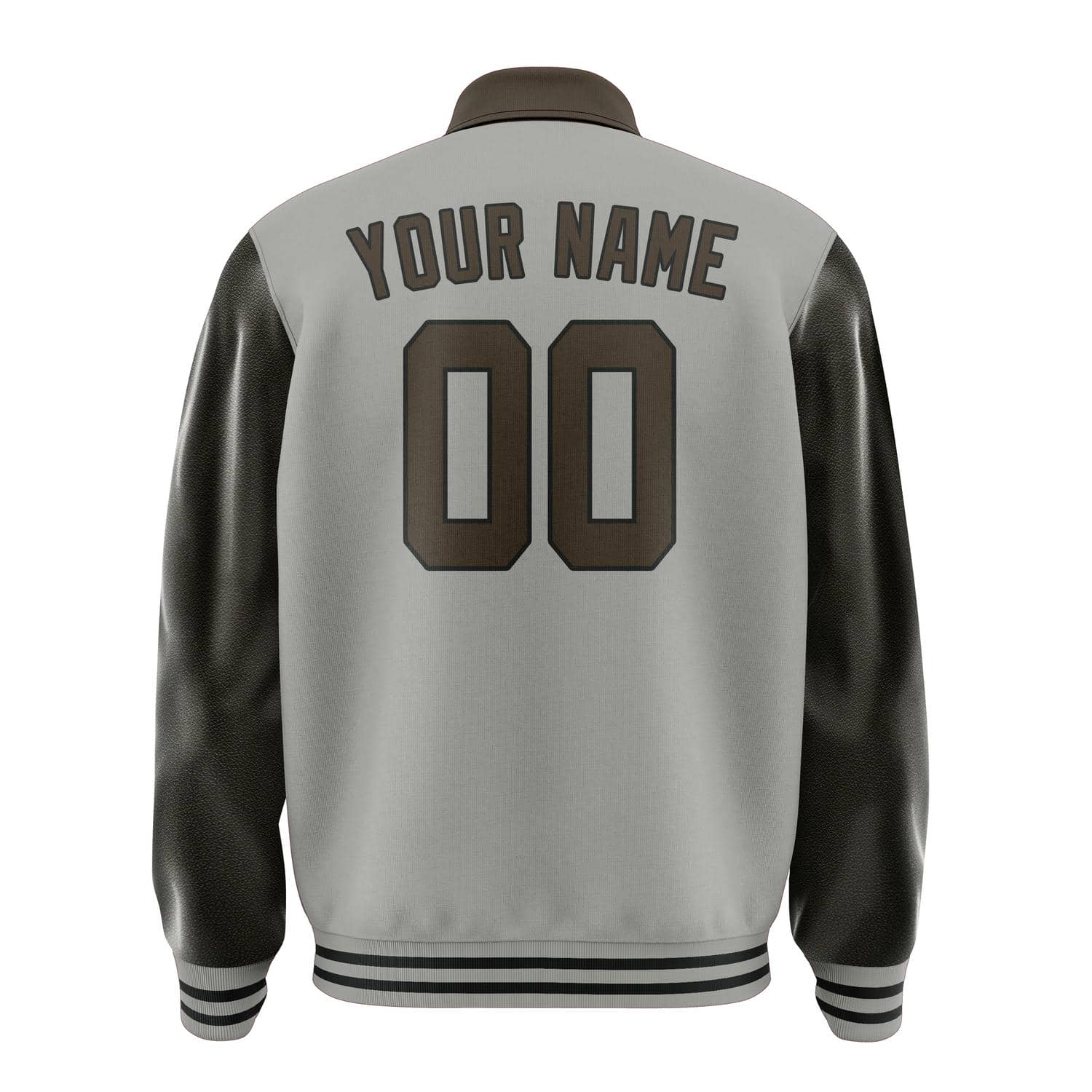 Custom Gray Brown Jacket