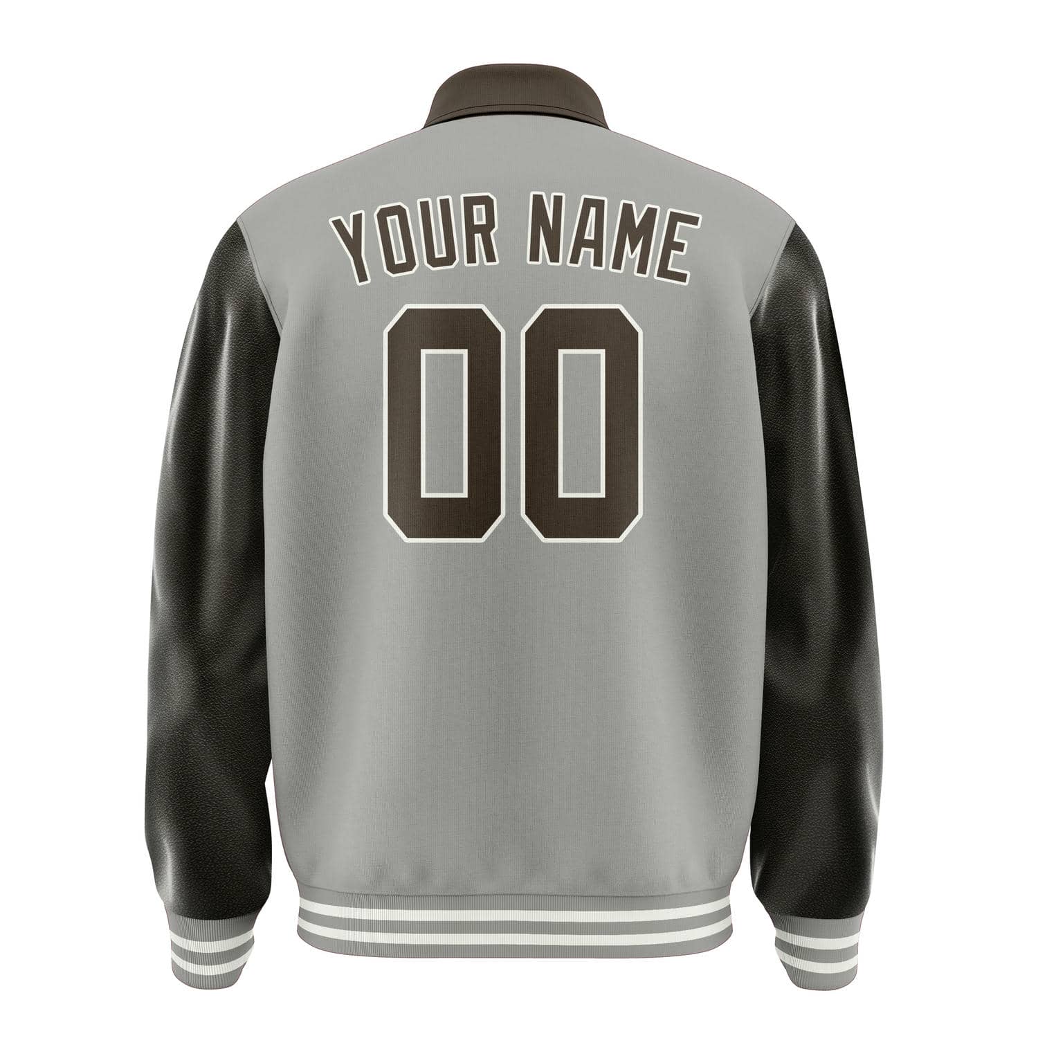 Custom Gray Brown Jacket