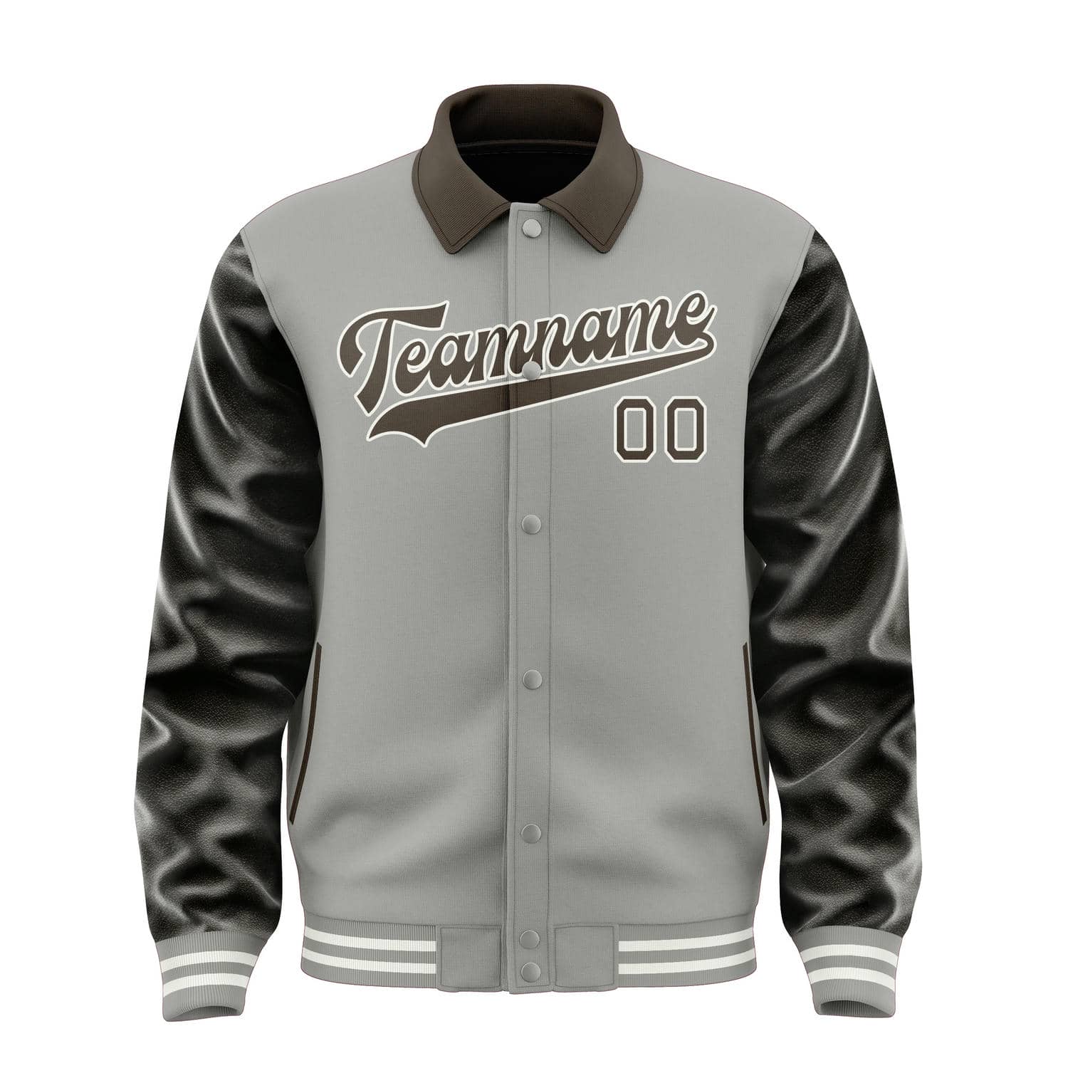 Custom Gray Brown Jacket