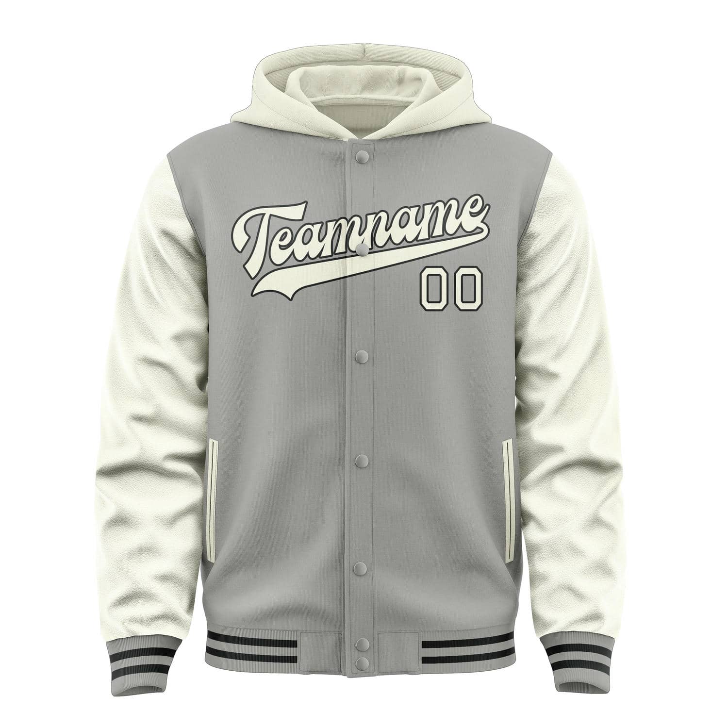 Custom Gray Cream Jacket