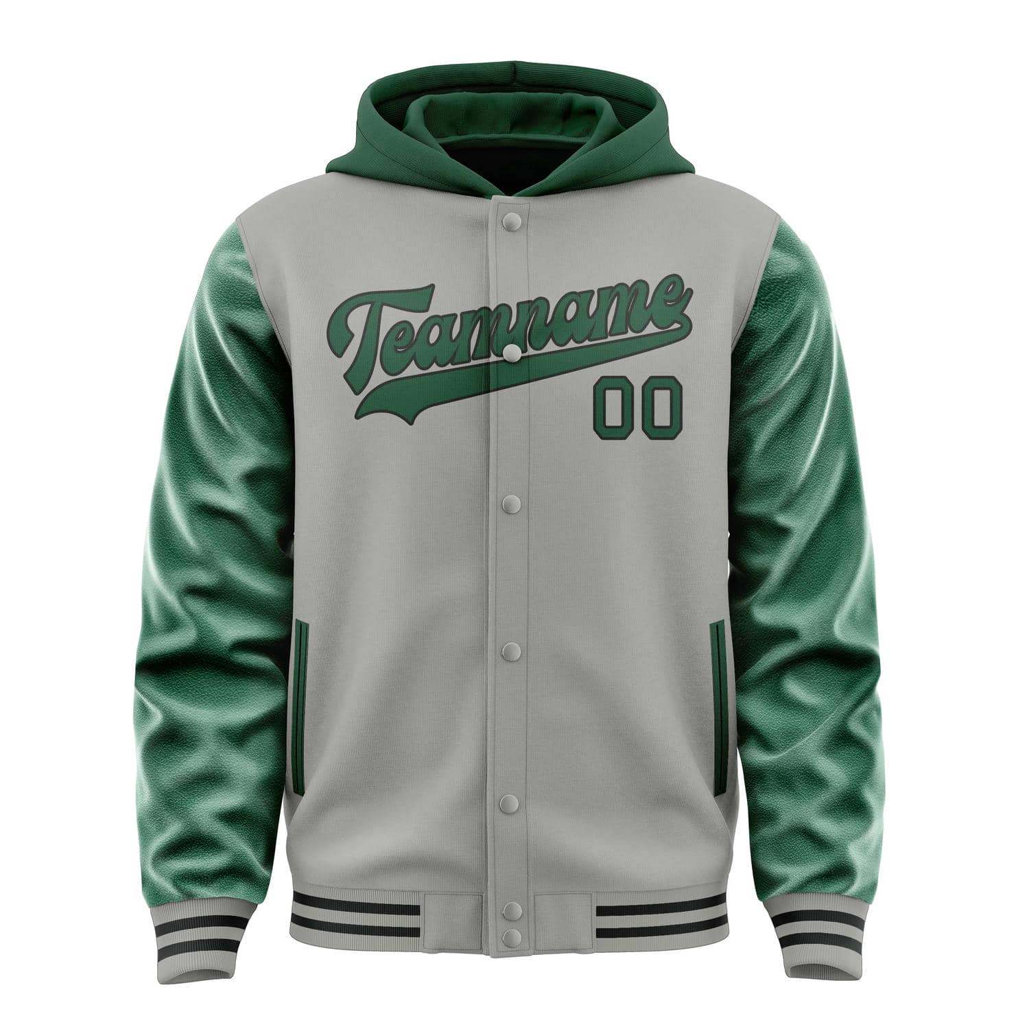Custom Gray Green Jacket