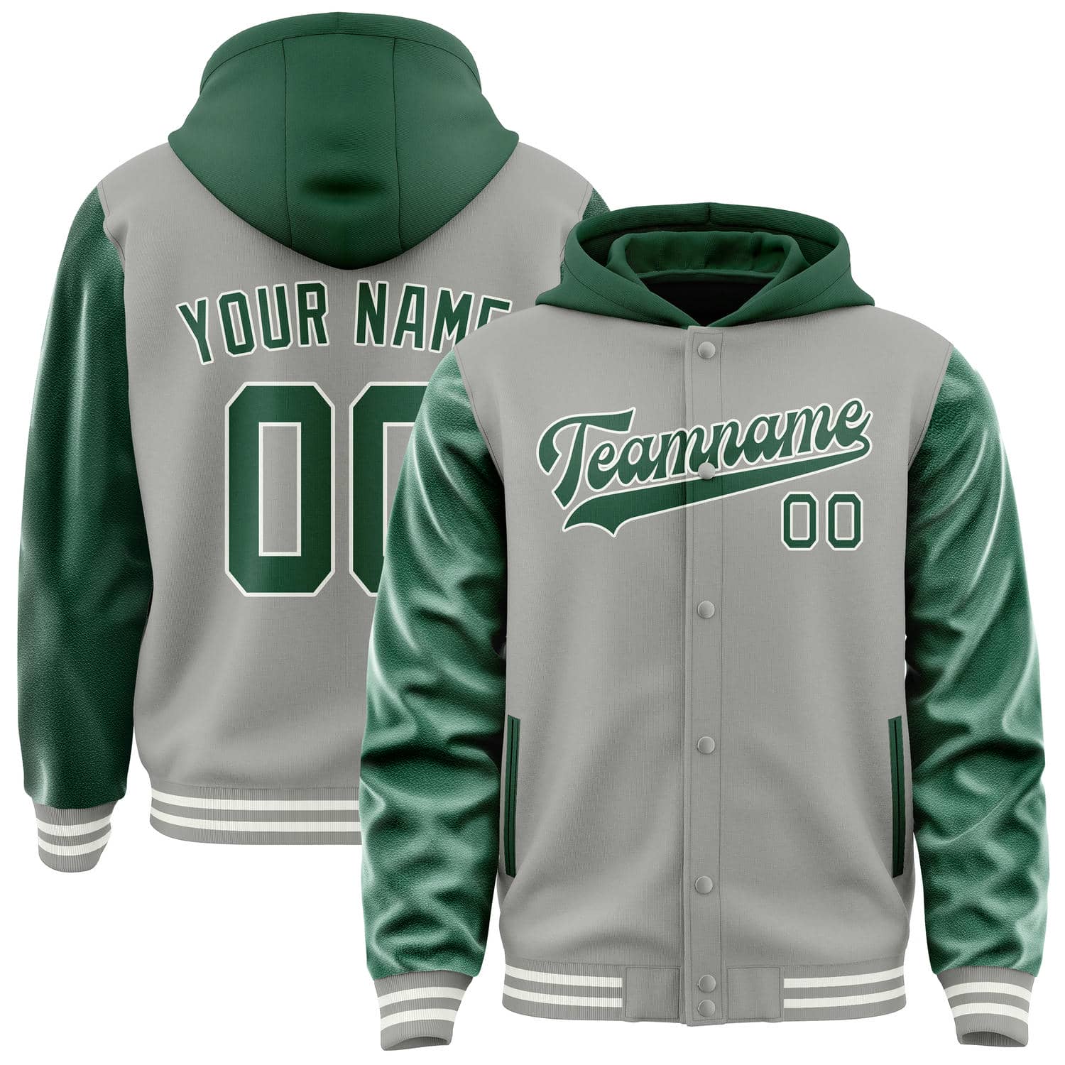 Custom Gray Green Jacket