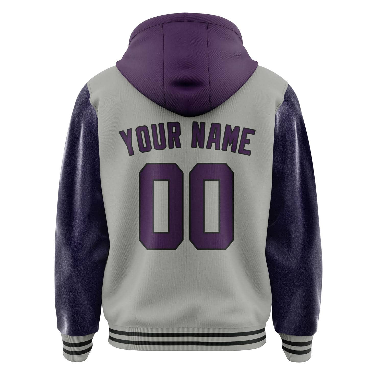 Custom Gray Purple Jacket