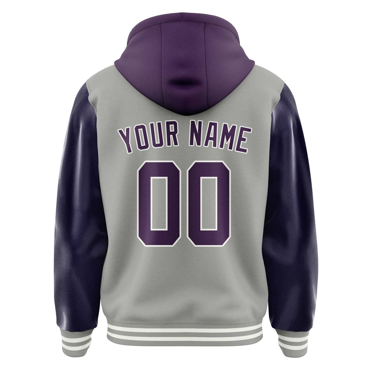 Custom Gray Purple Jacket