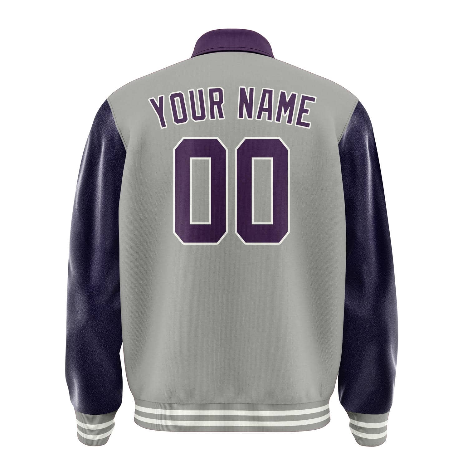 Custom Gray Purple Jacket