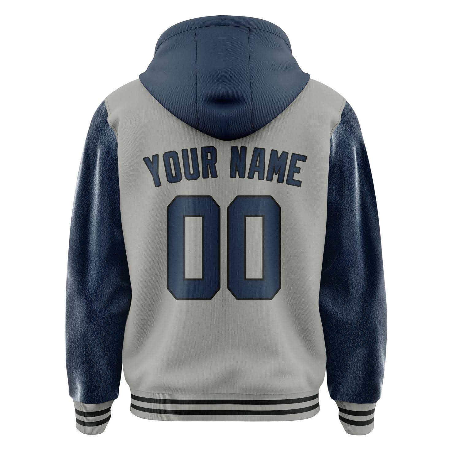 Custom Gray Blue Jacket
