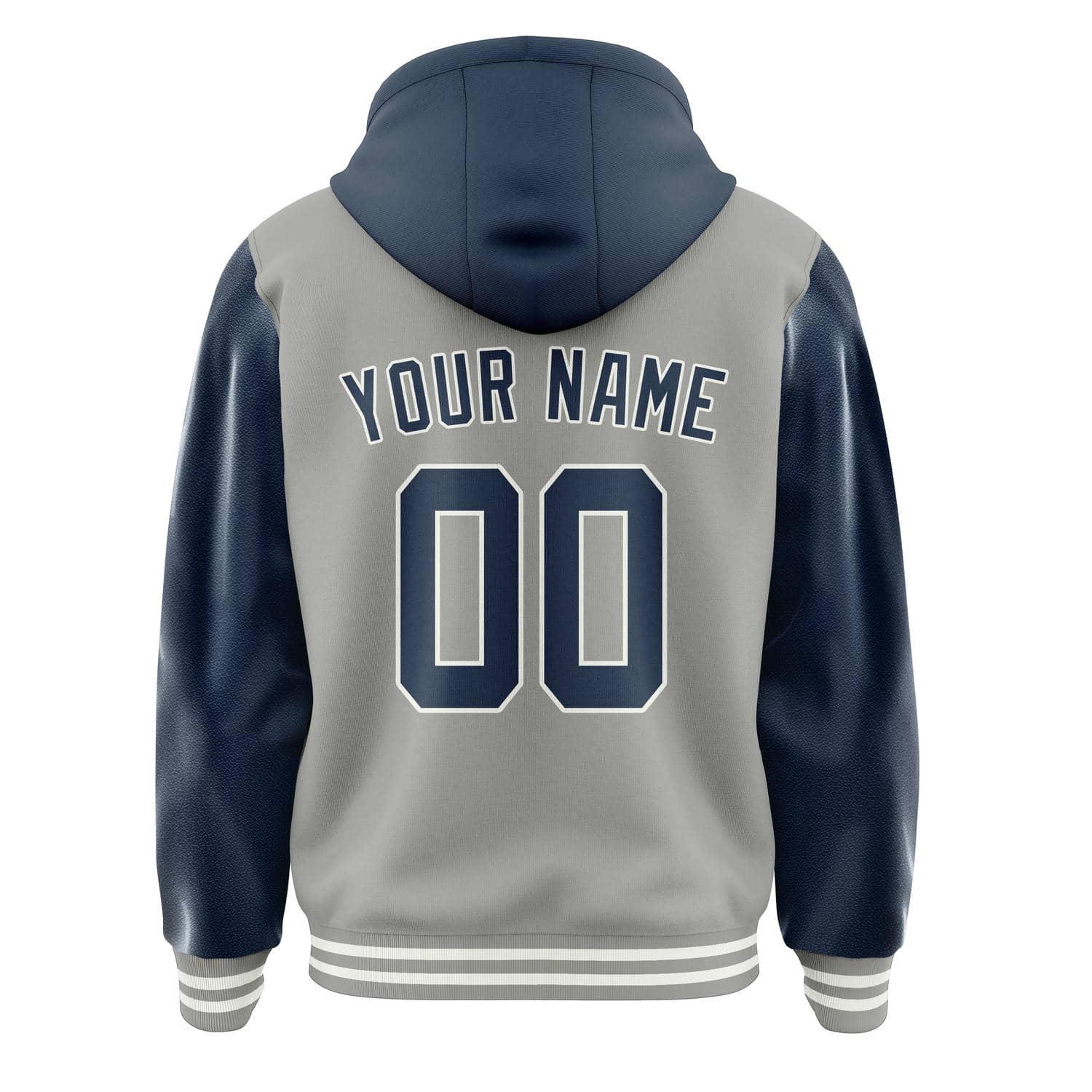 Custom Gray Blue Jacket