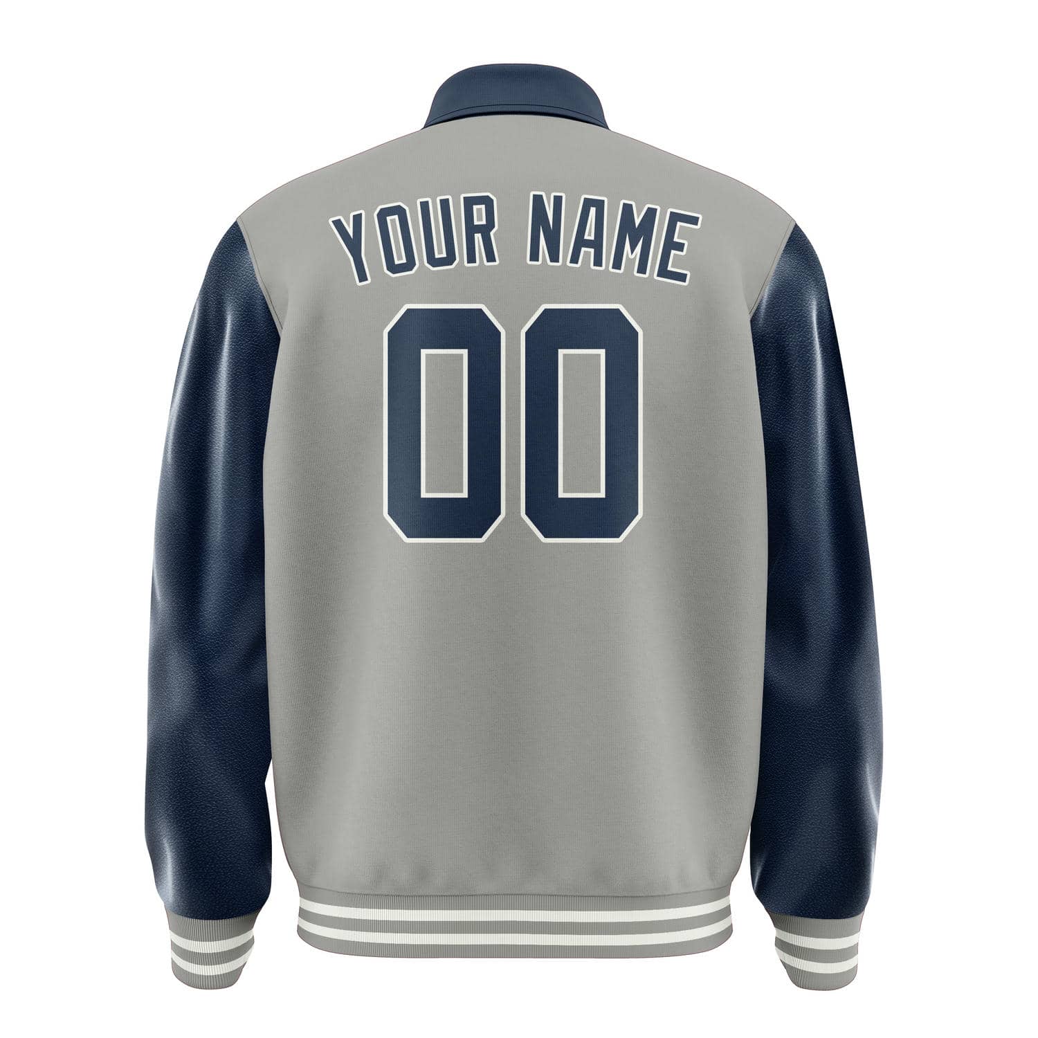Custom Gray Blue Jacket
