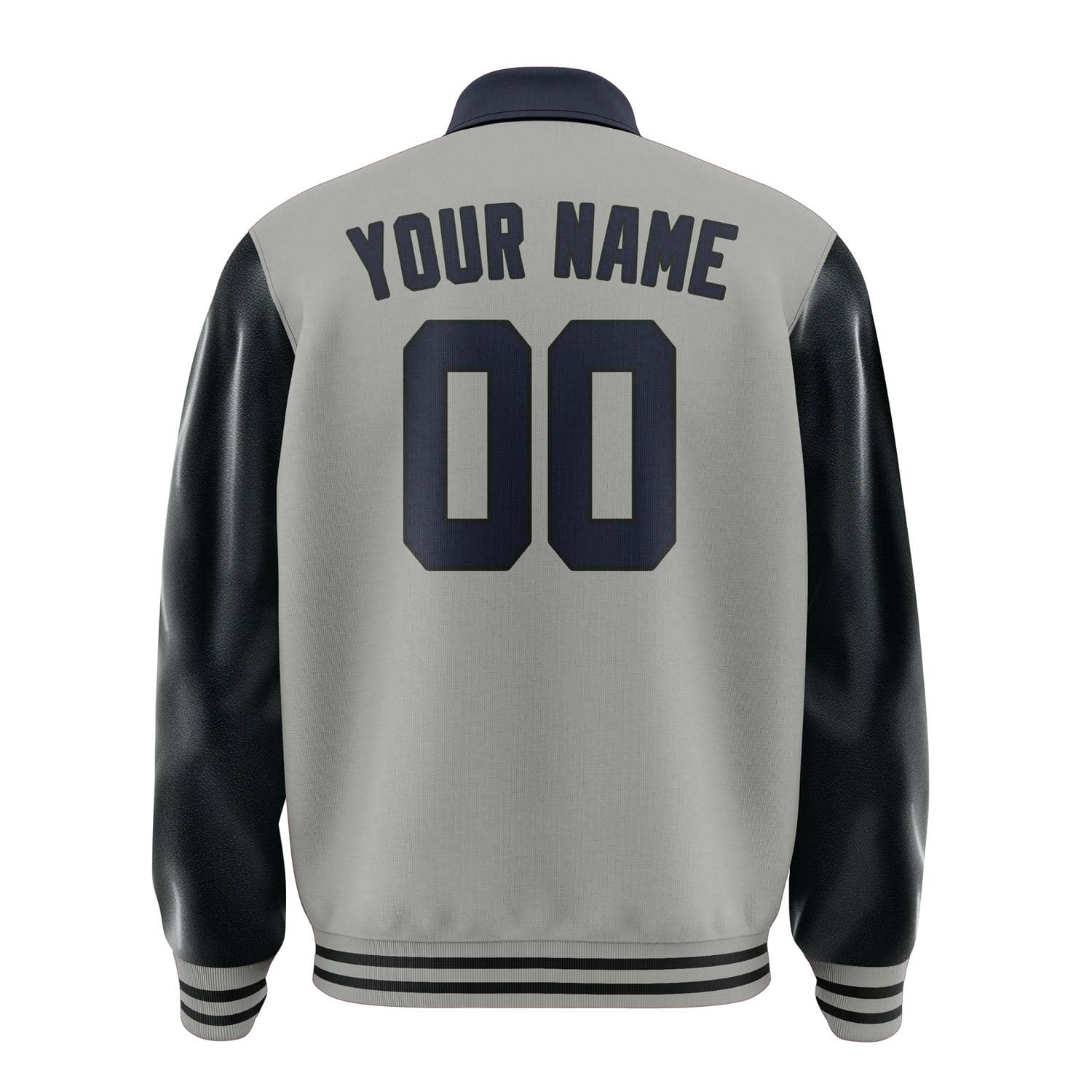 Custom Gray Navy Jacket