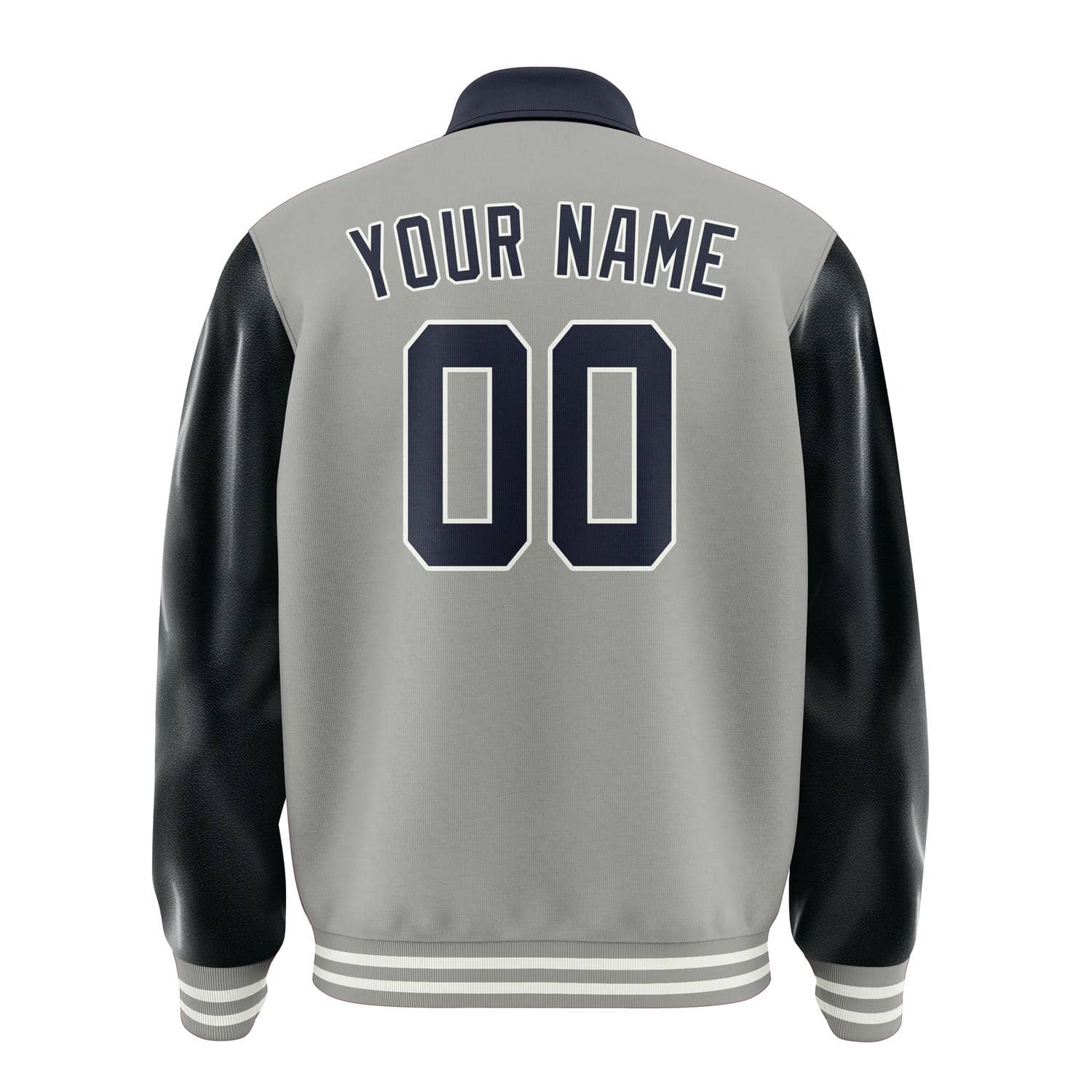 Custom Gray Navy Jacket