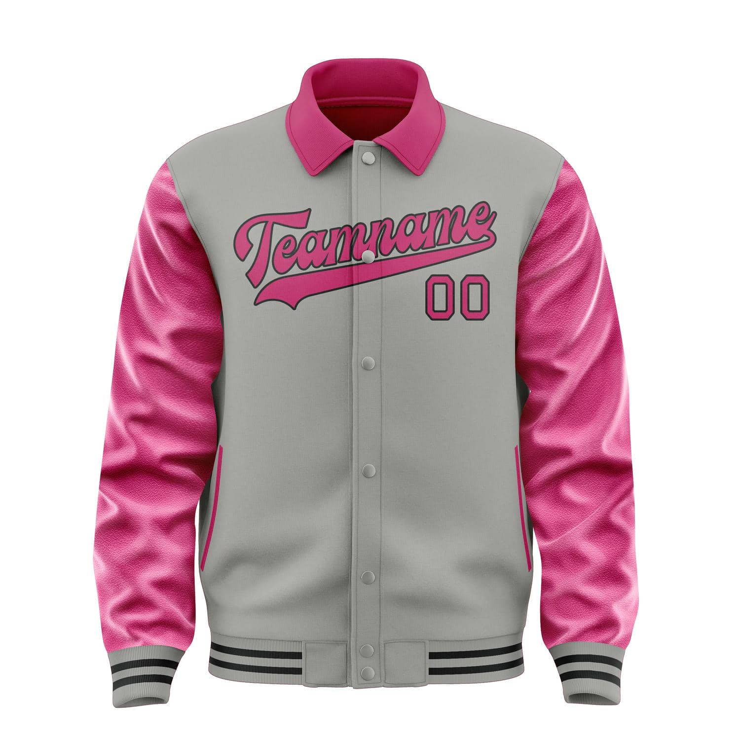 Custom Gray Pink Jacket