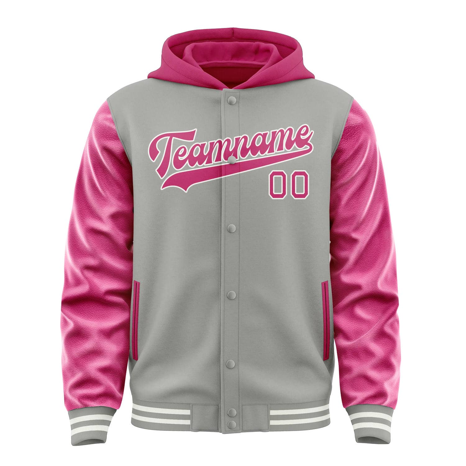 Custom Gray Pink Jacket