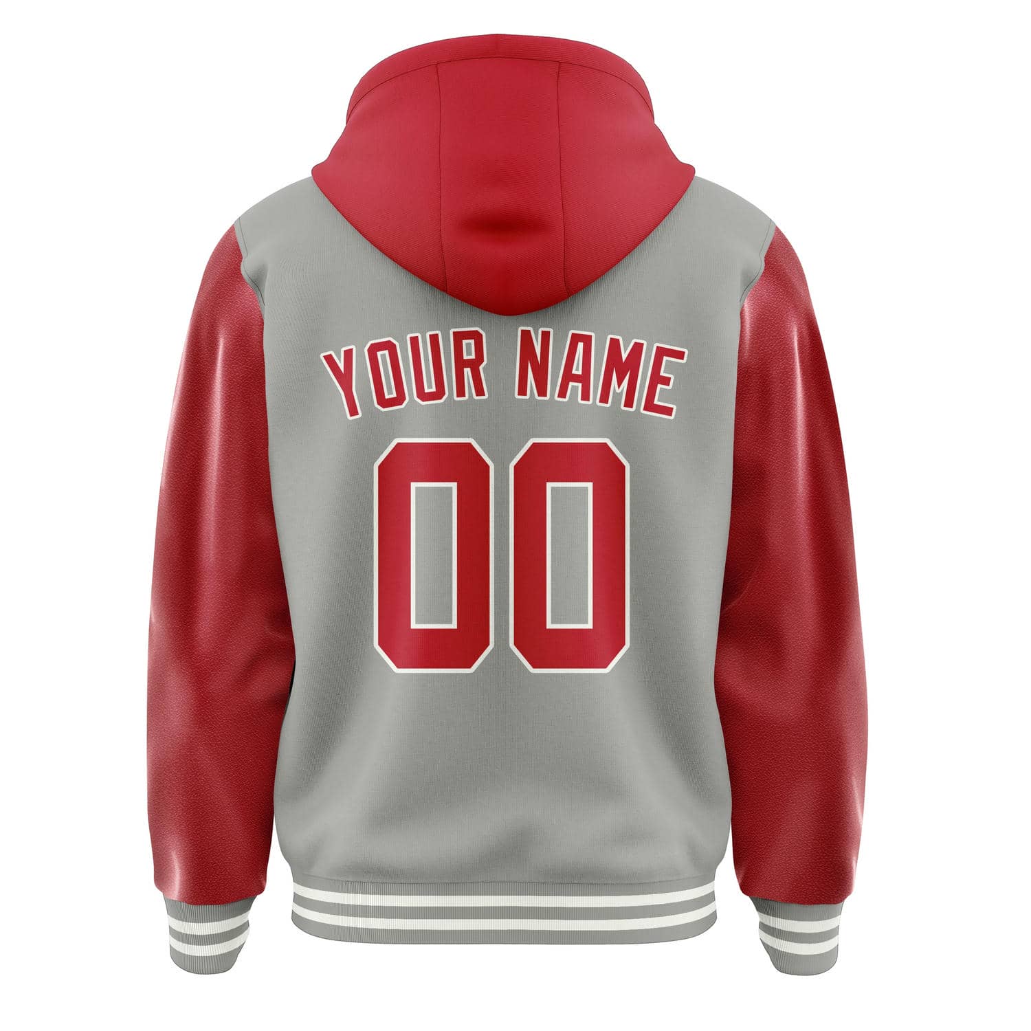 Custom Gray Red Jacket