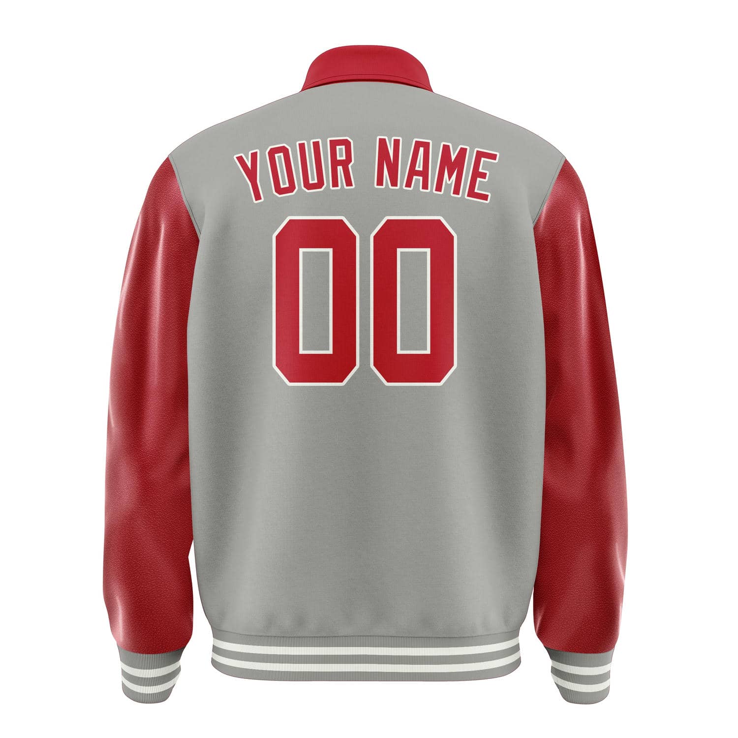 Custom Gray Red Jacket