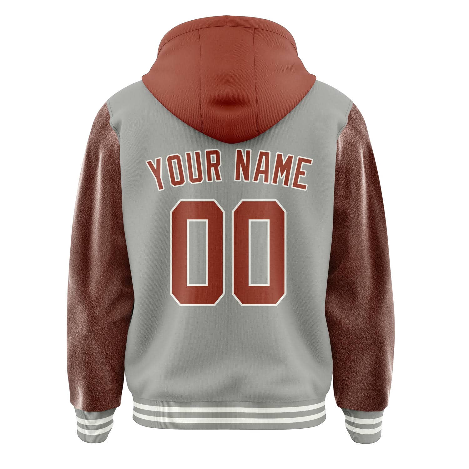 Custom Gray Coral Red Jacket