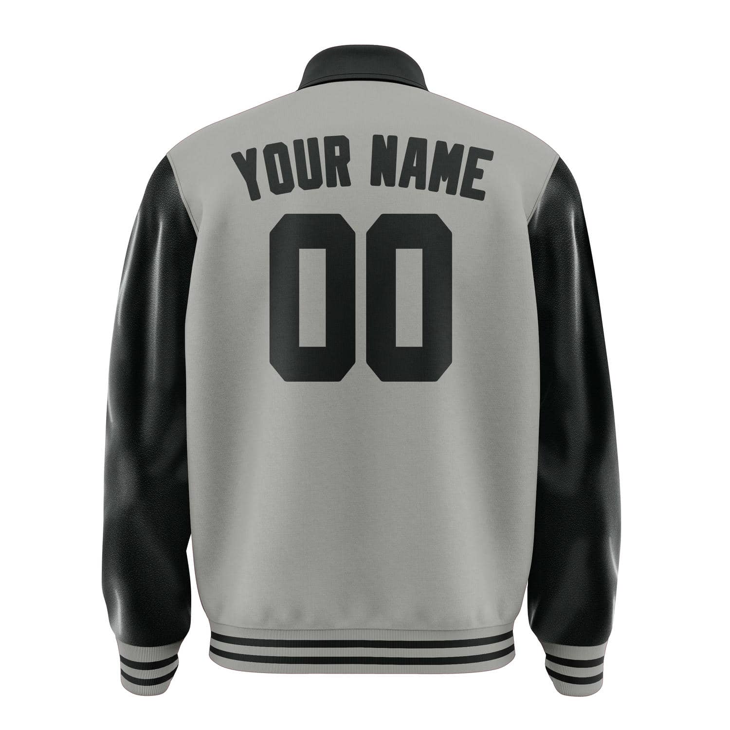 Custom Gray Black Jacket