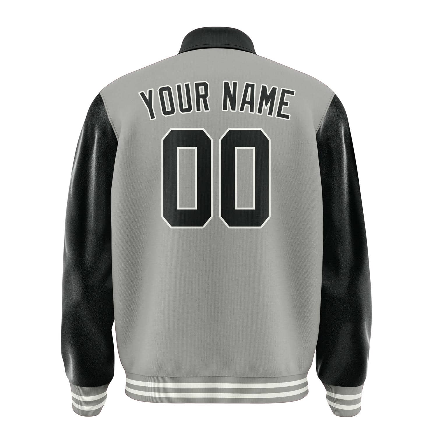 Custom Gray Black Jacket