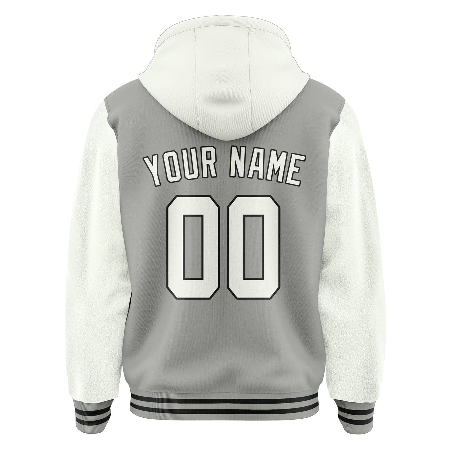 Custom Gray White Jacket