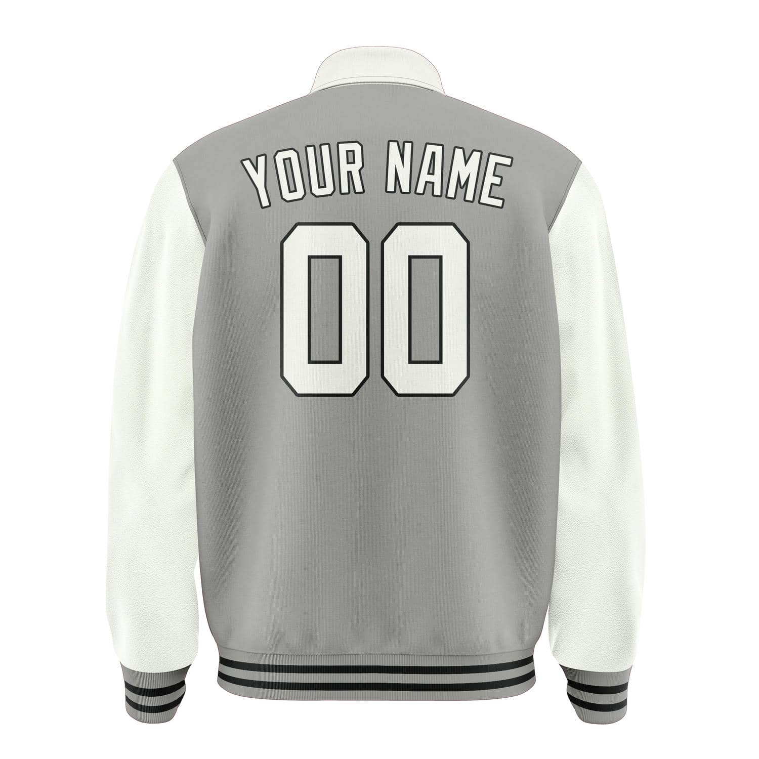 Custom Gray White Jacket