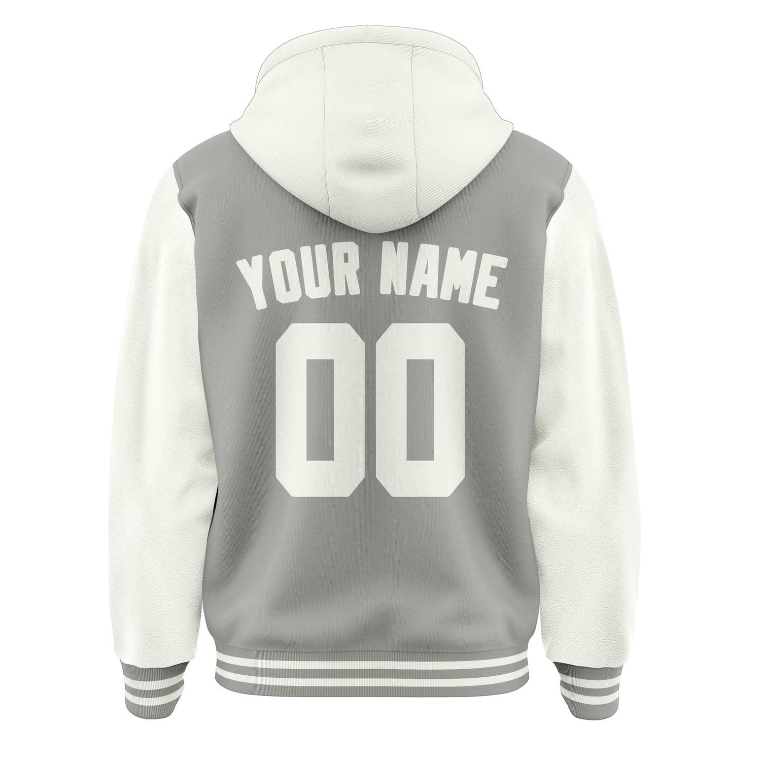 Custom Gray White Jacket