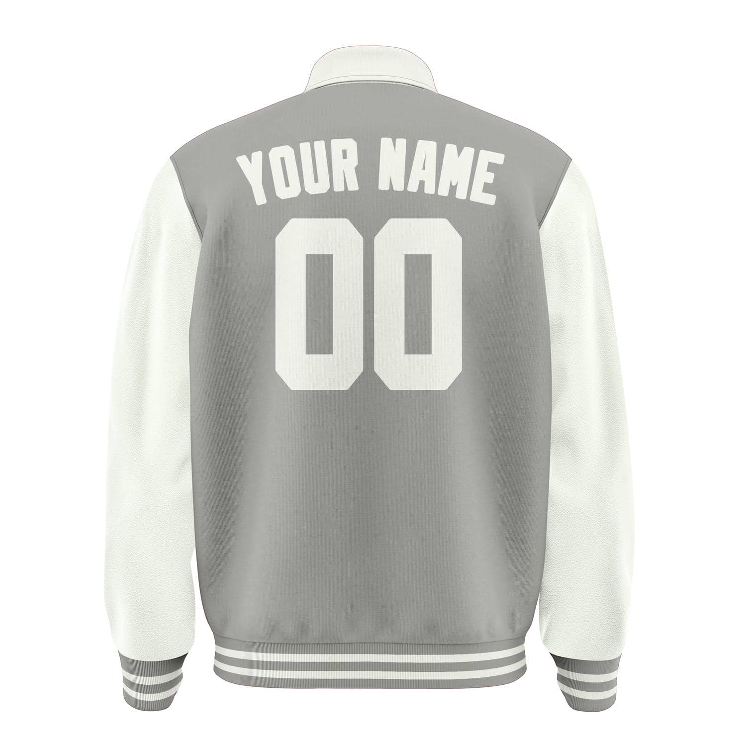 Custom Gray White Jacket