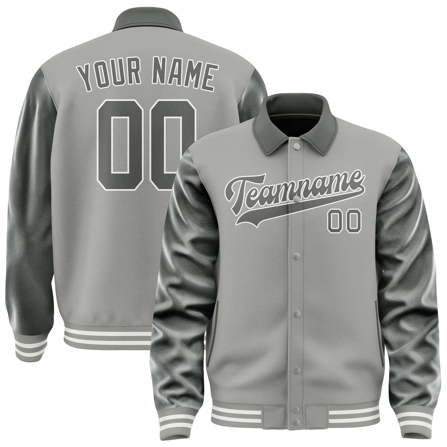 Custom Gray Dark Grey Jacket