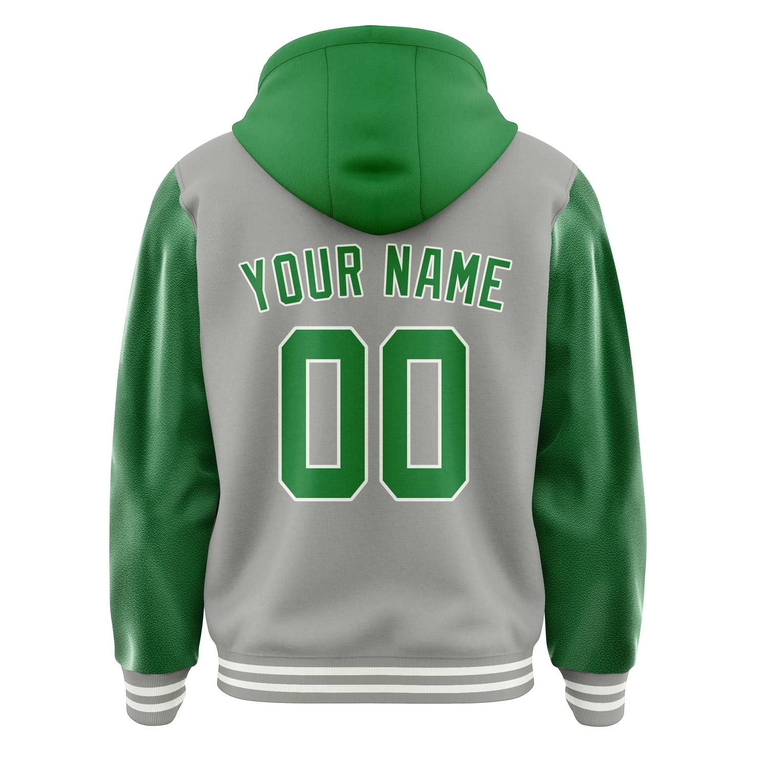 Custom Gray Emerald Green Jacket