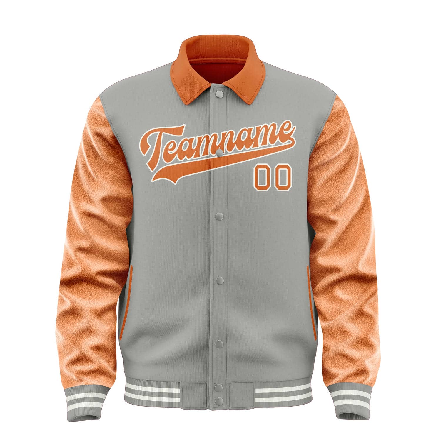 Custom Gray Orange Jacket