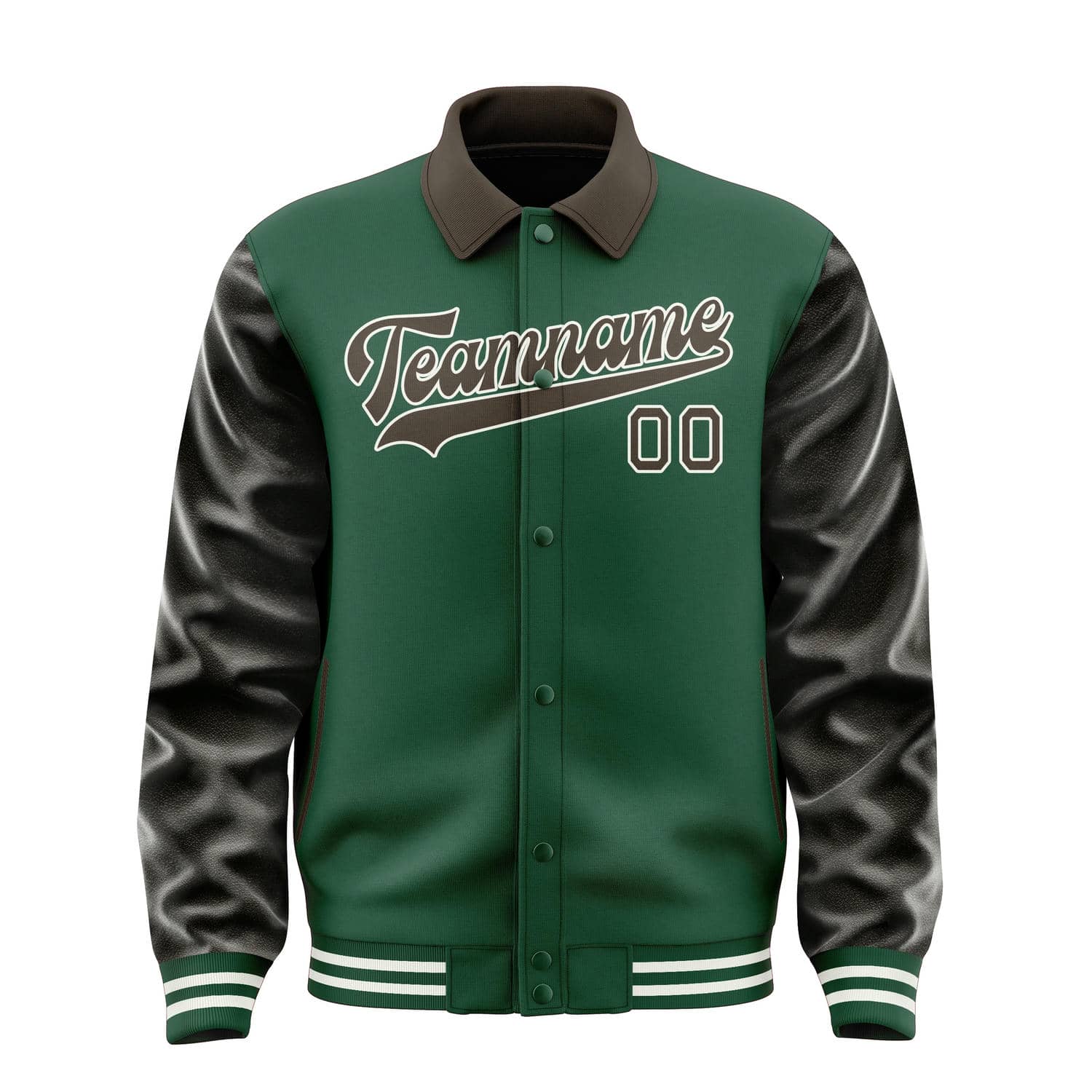 Custom Green Brown Jacket