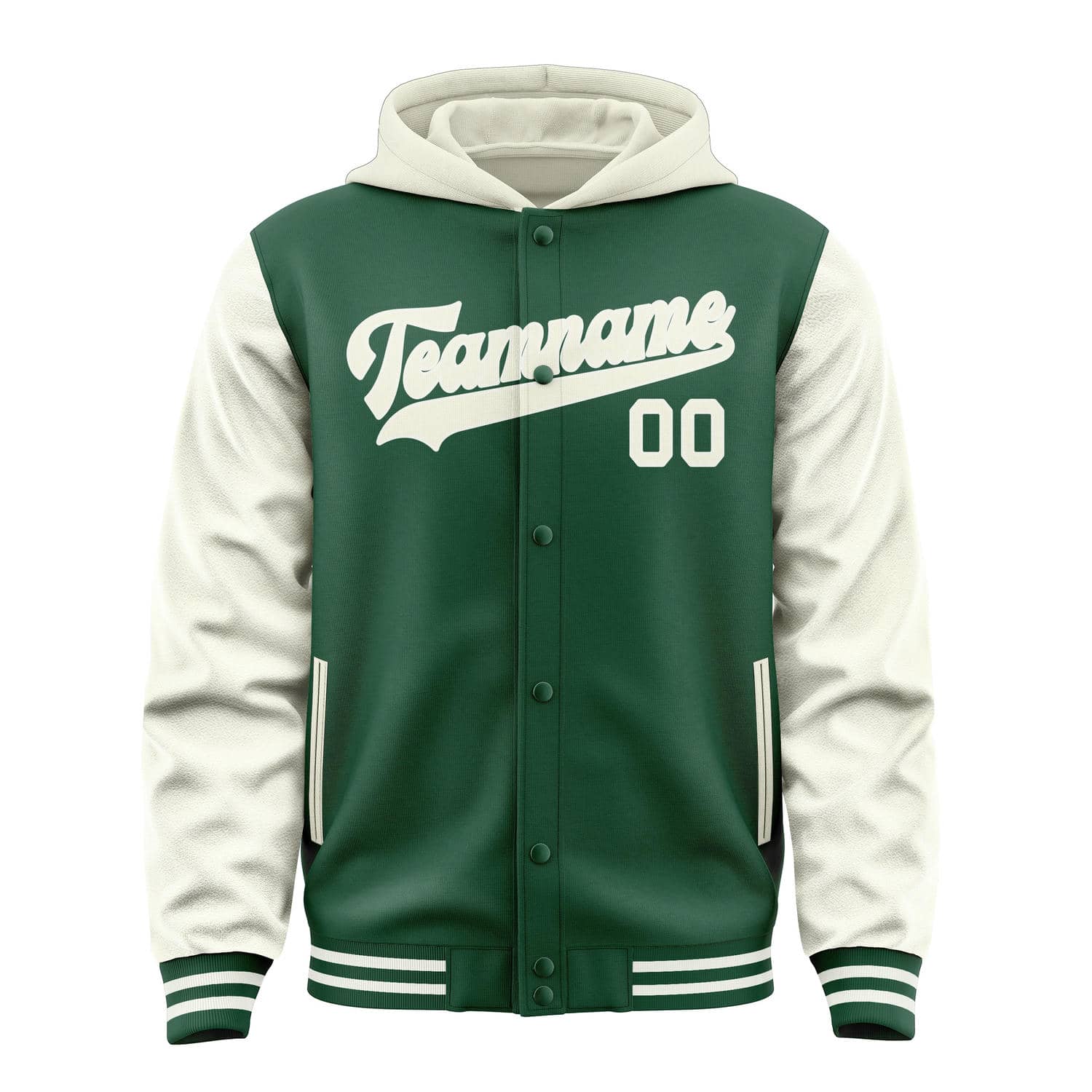 Custom Green Cream Jacket