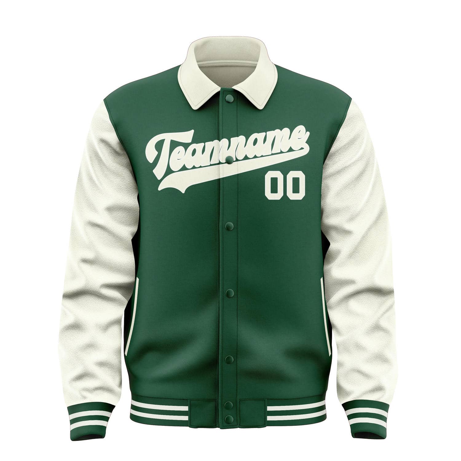 Custom Green Cream Jacket