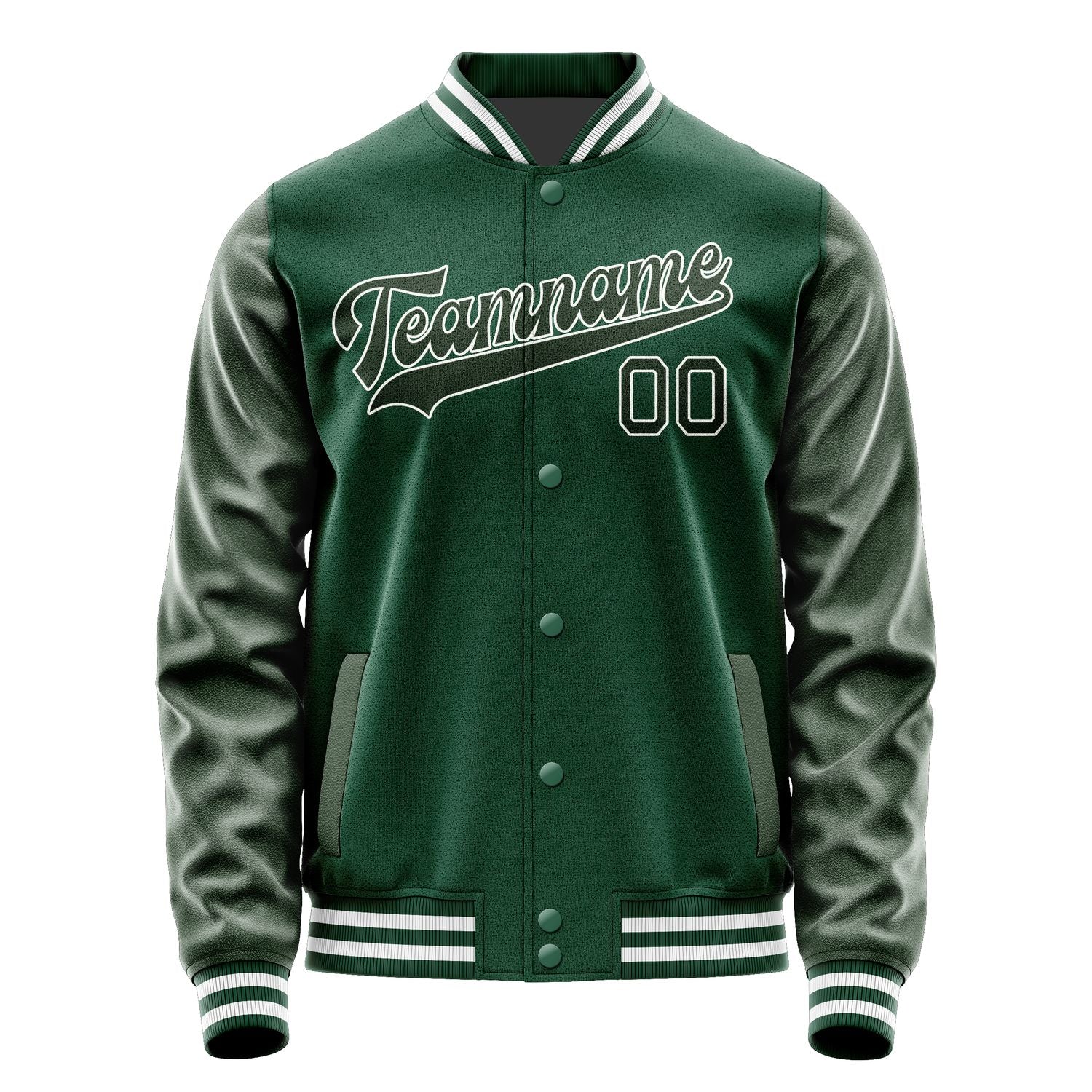 Custom Green Dark Green Jacket JA0505060518B31806
