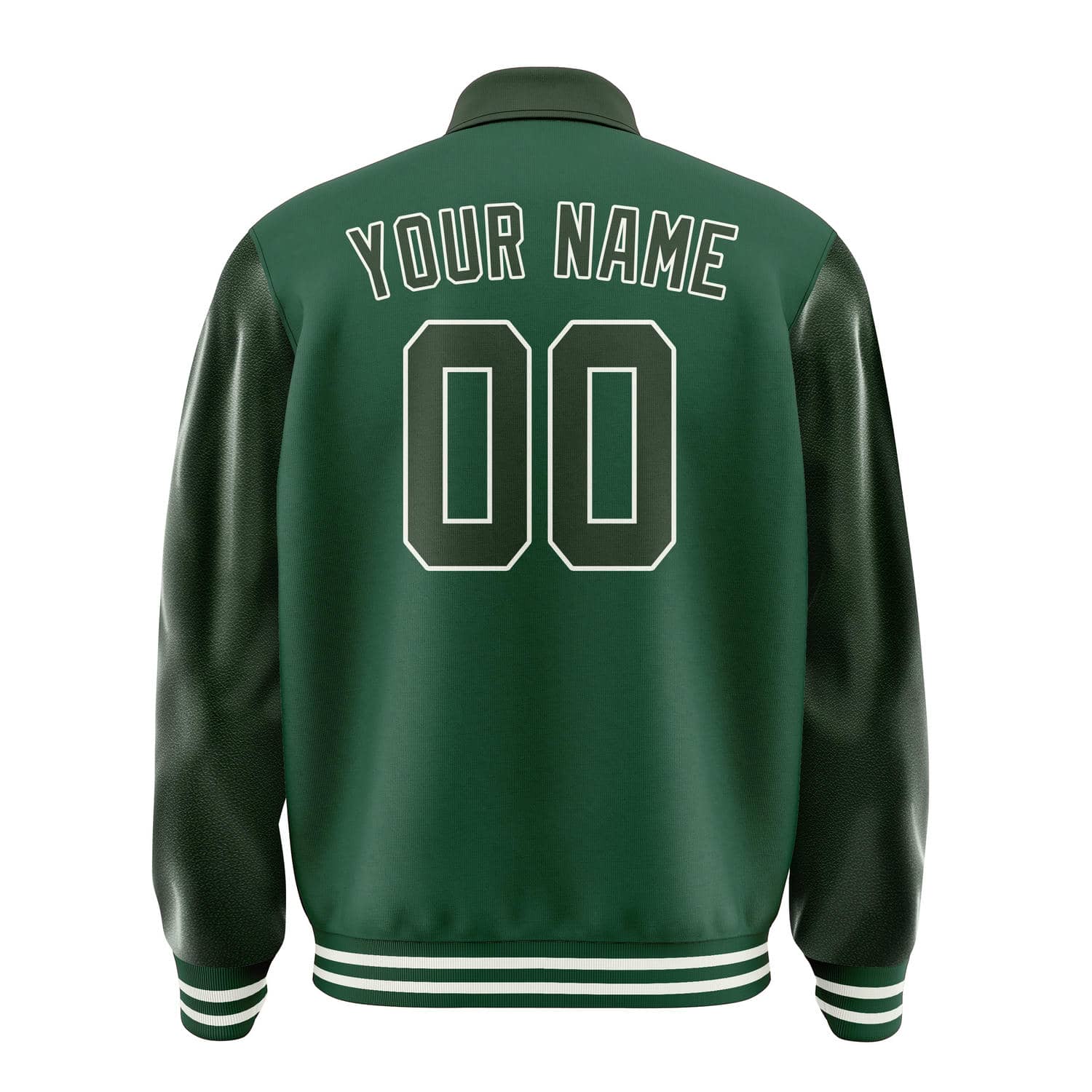 Custom Green Dark Green Jacket
