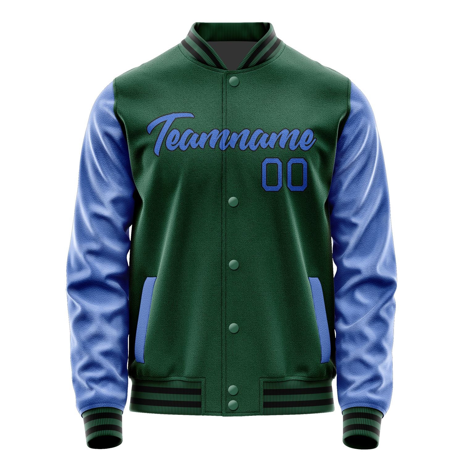 Custom Green Sky Blue Jacket JA0505090517B21709