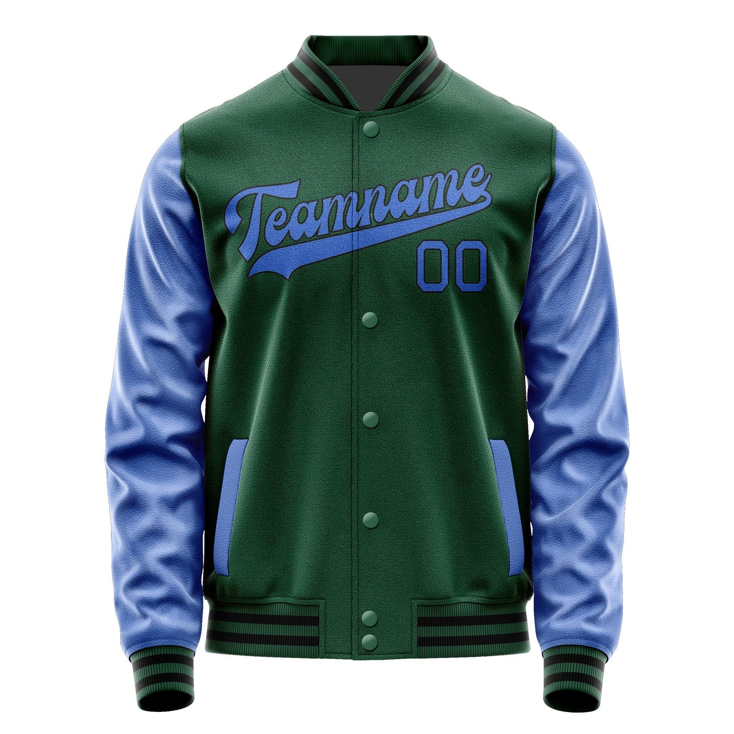 Custom Green Sky Blue Jacket JA0505090517B31709