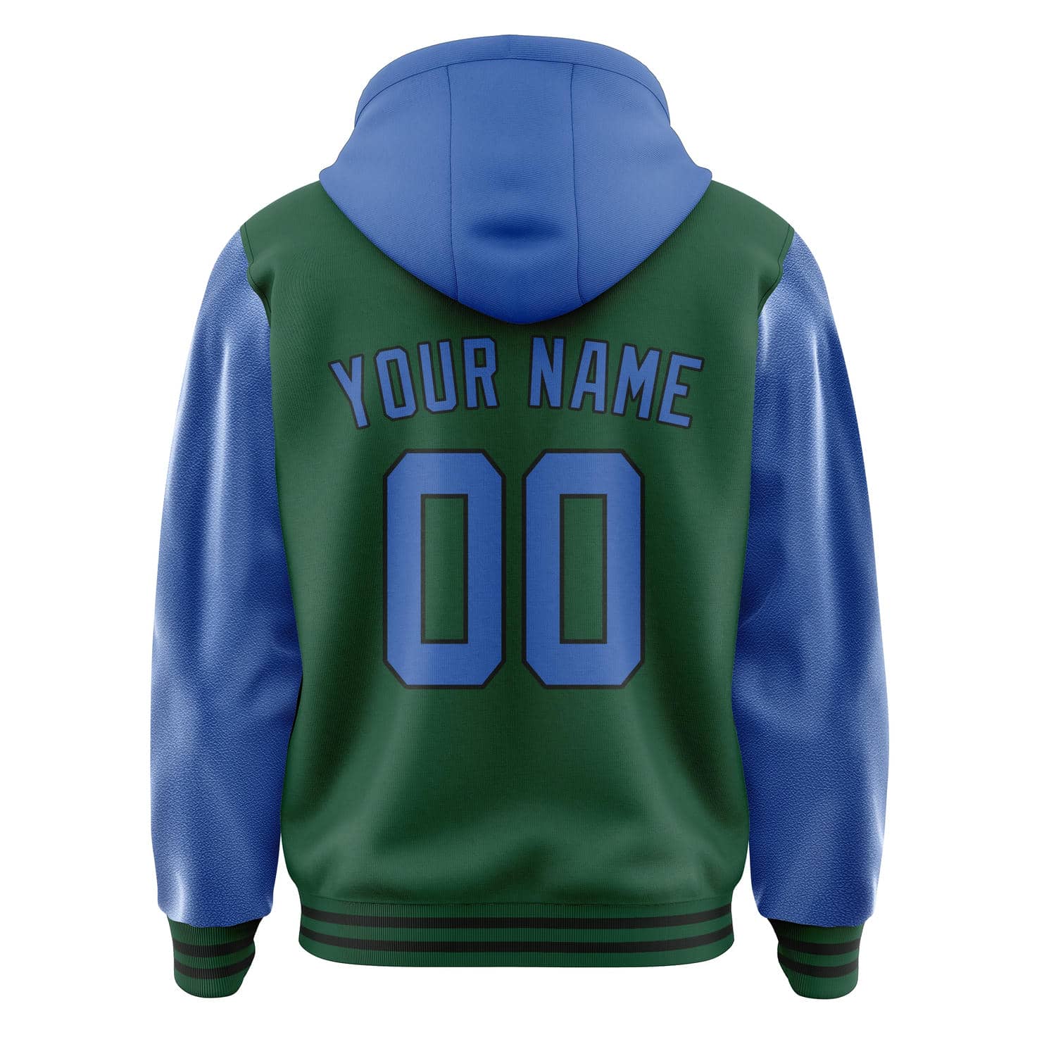 Custom Green Sky Blue Jacket
