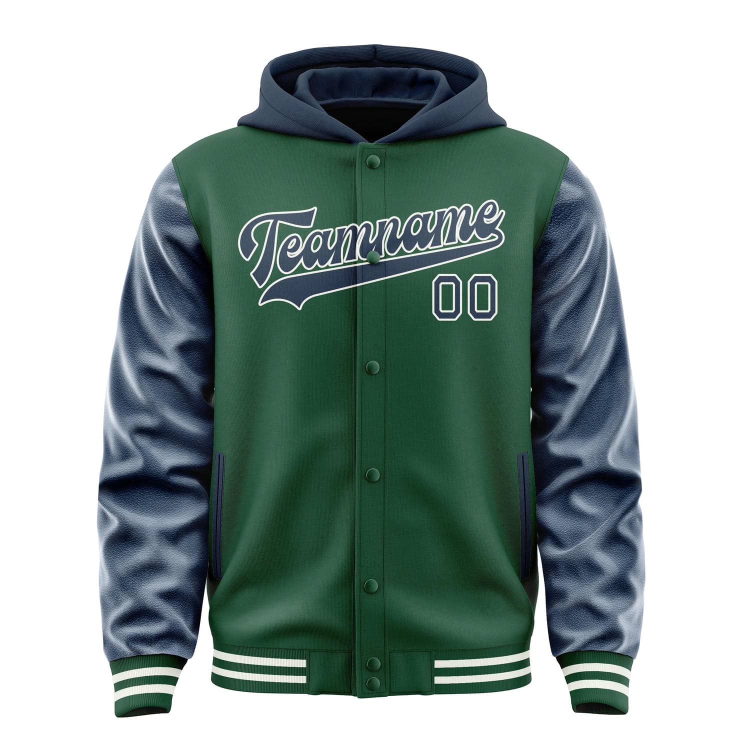 Custom Green Blue Jacket