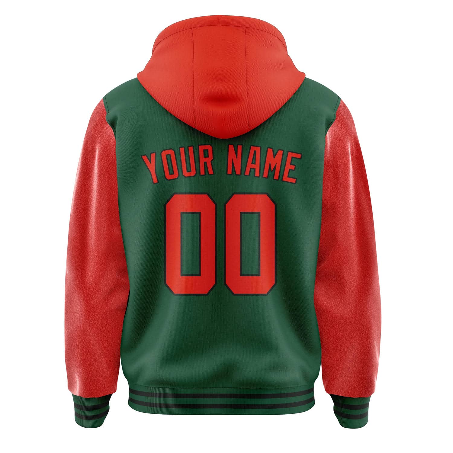 Custom Green Orange Red Jacket