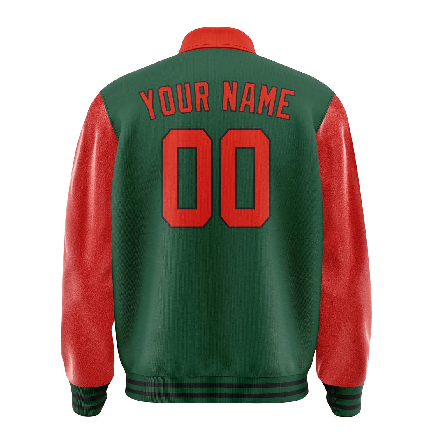 Custom Green Orange Red Jacket