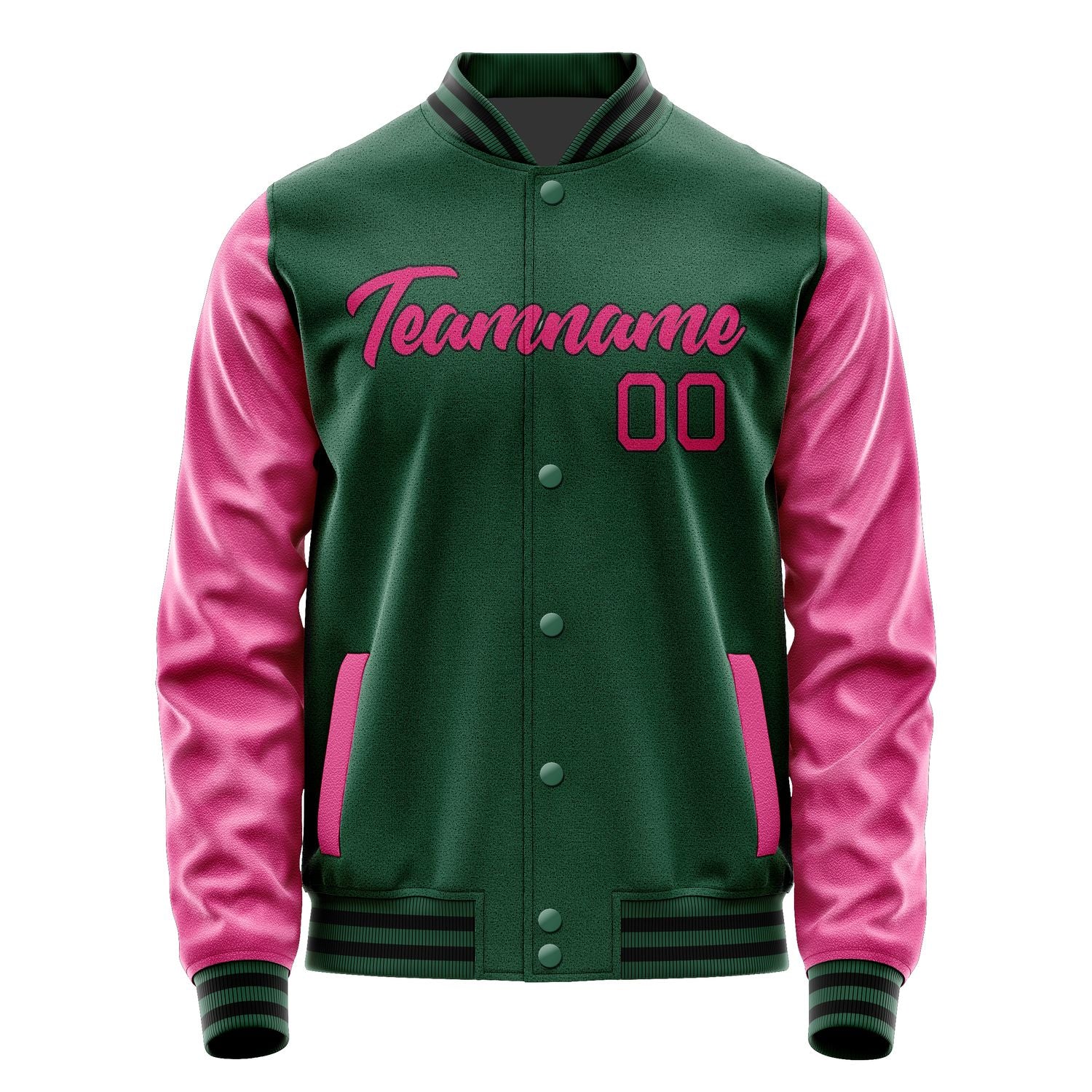 Custom Green Pink Jacket JA0505130517B21713
