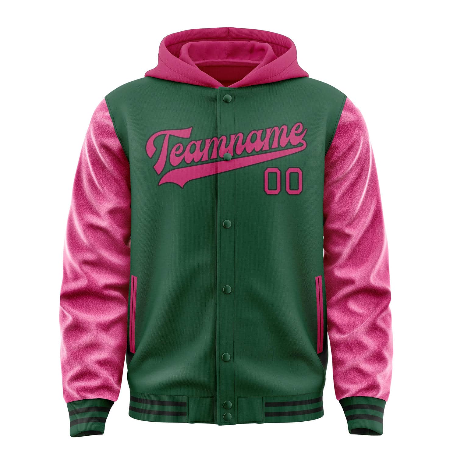 Custom Green Pink Jacket