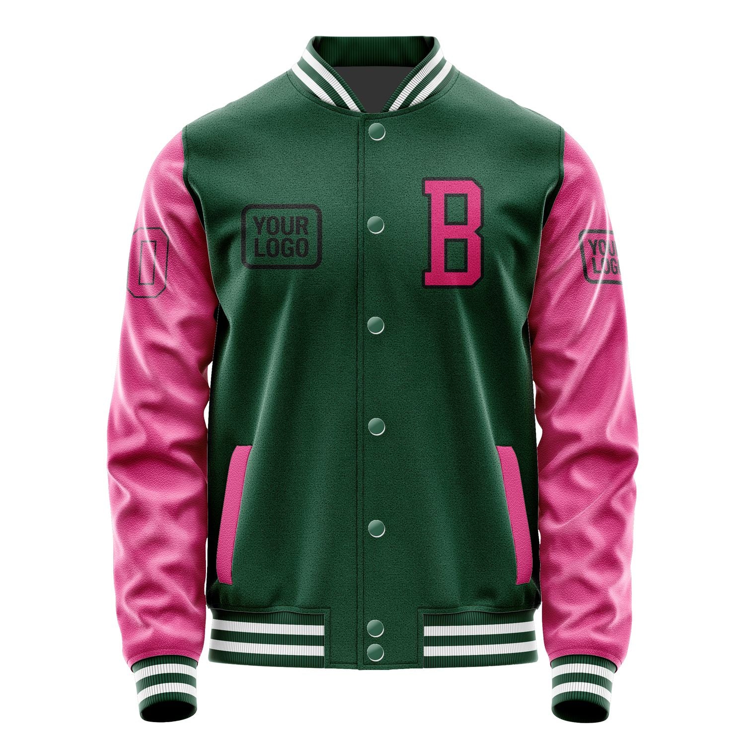Custom Green Pink Jacket JA050513051817131317