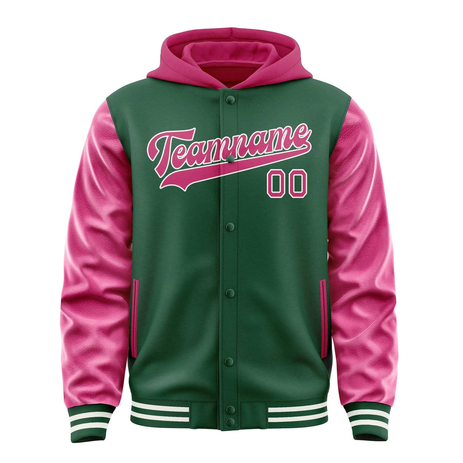 Custom Green Pink Jacket