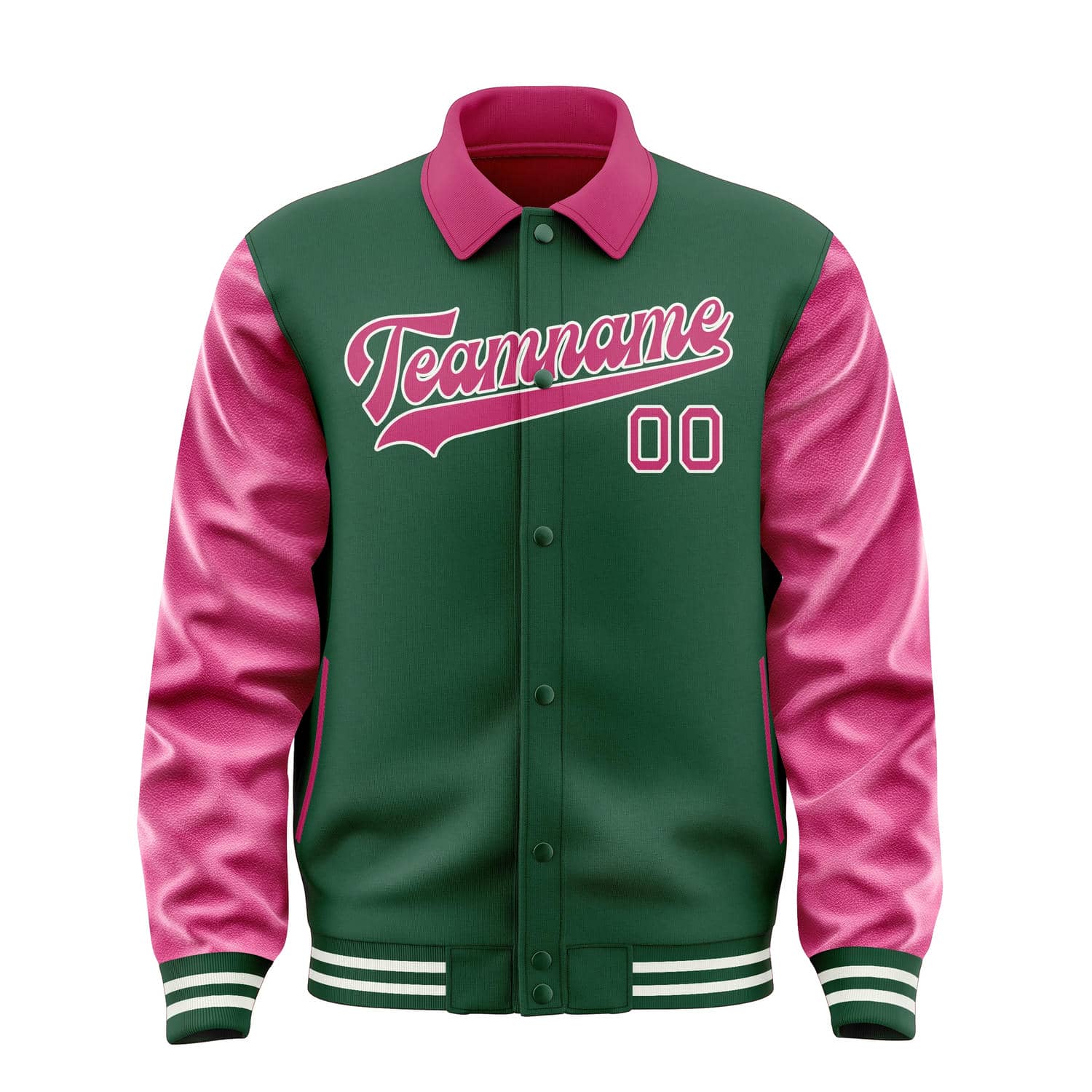 Custom Green Pink Jacket