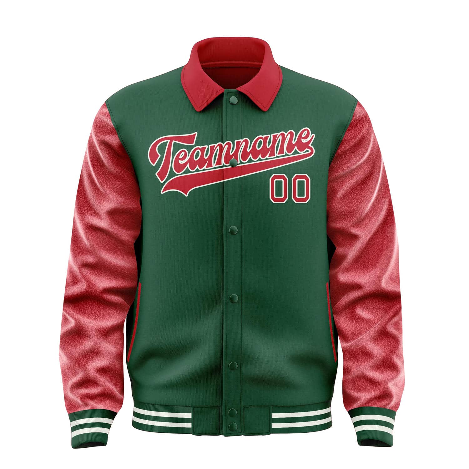 Custom Green Red Jacket
