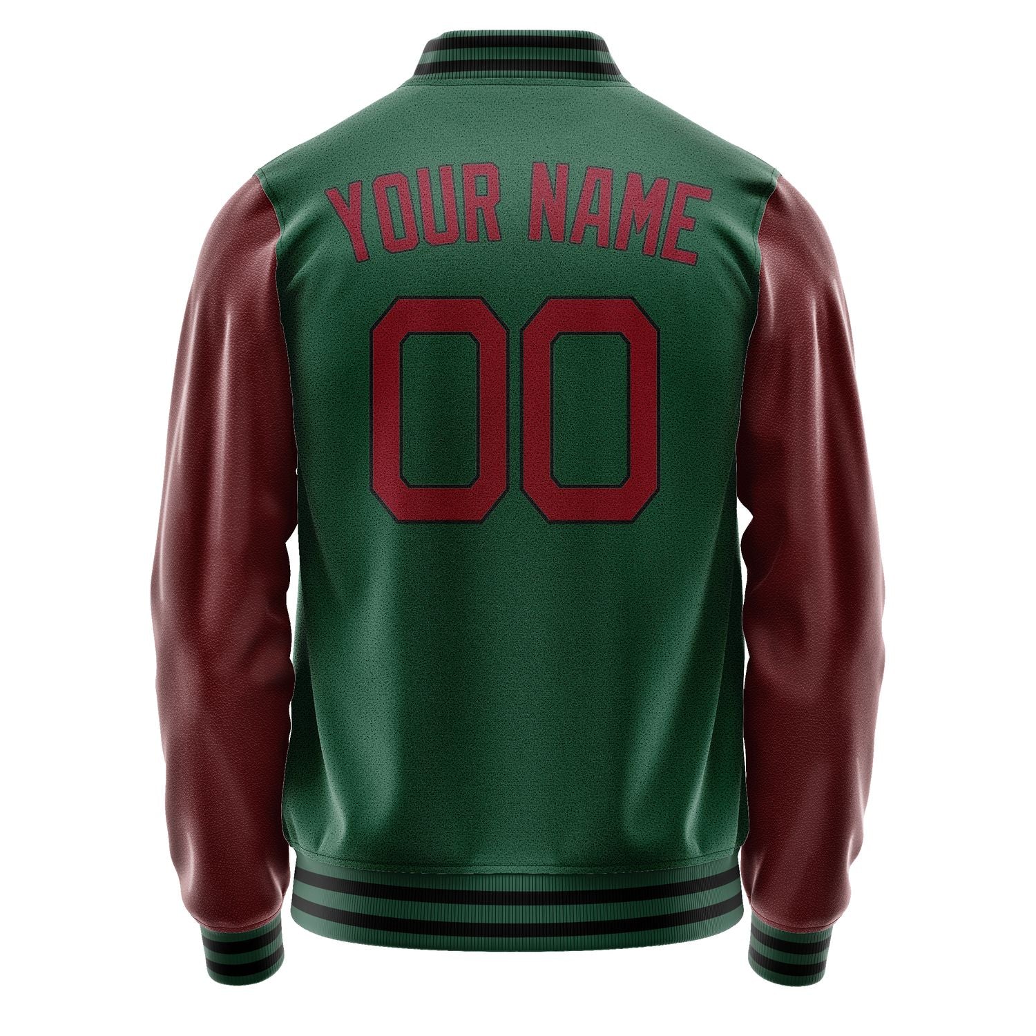 Custom Green Crimson Red Jacket JA0505150517B21715