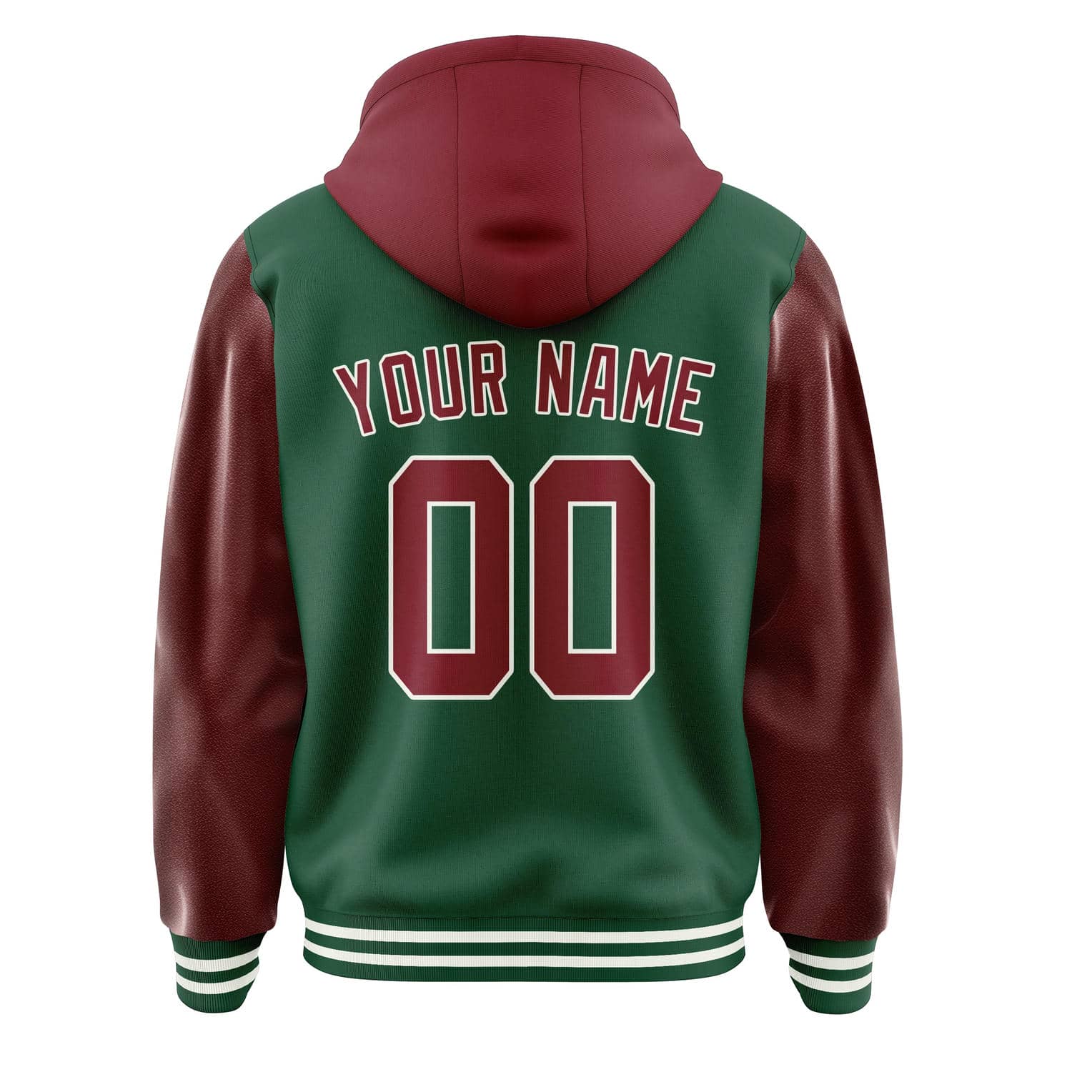 Custom Green Crimson Red Jacket