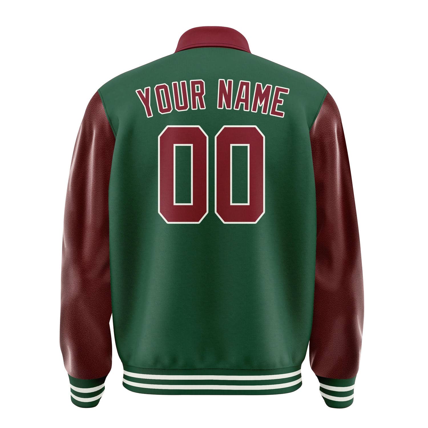 Custom Green Crimson Red Jacket