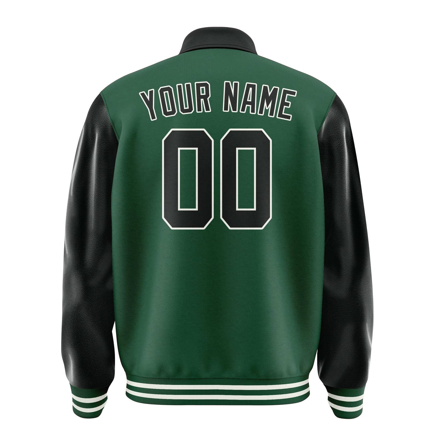 Custom Green Black Jacket